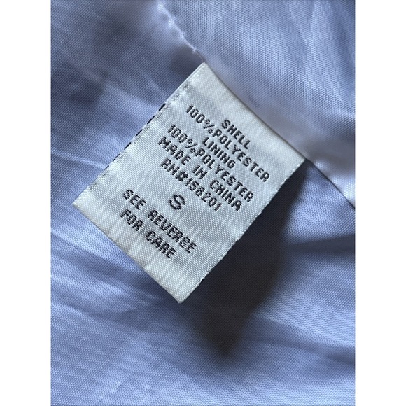 CALI 1850 Los Angeles Windbreaker Jacket Small Zip Up Red White Blue Colorblock - Picture 12 of 12